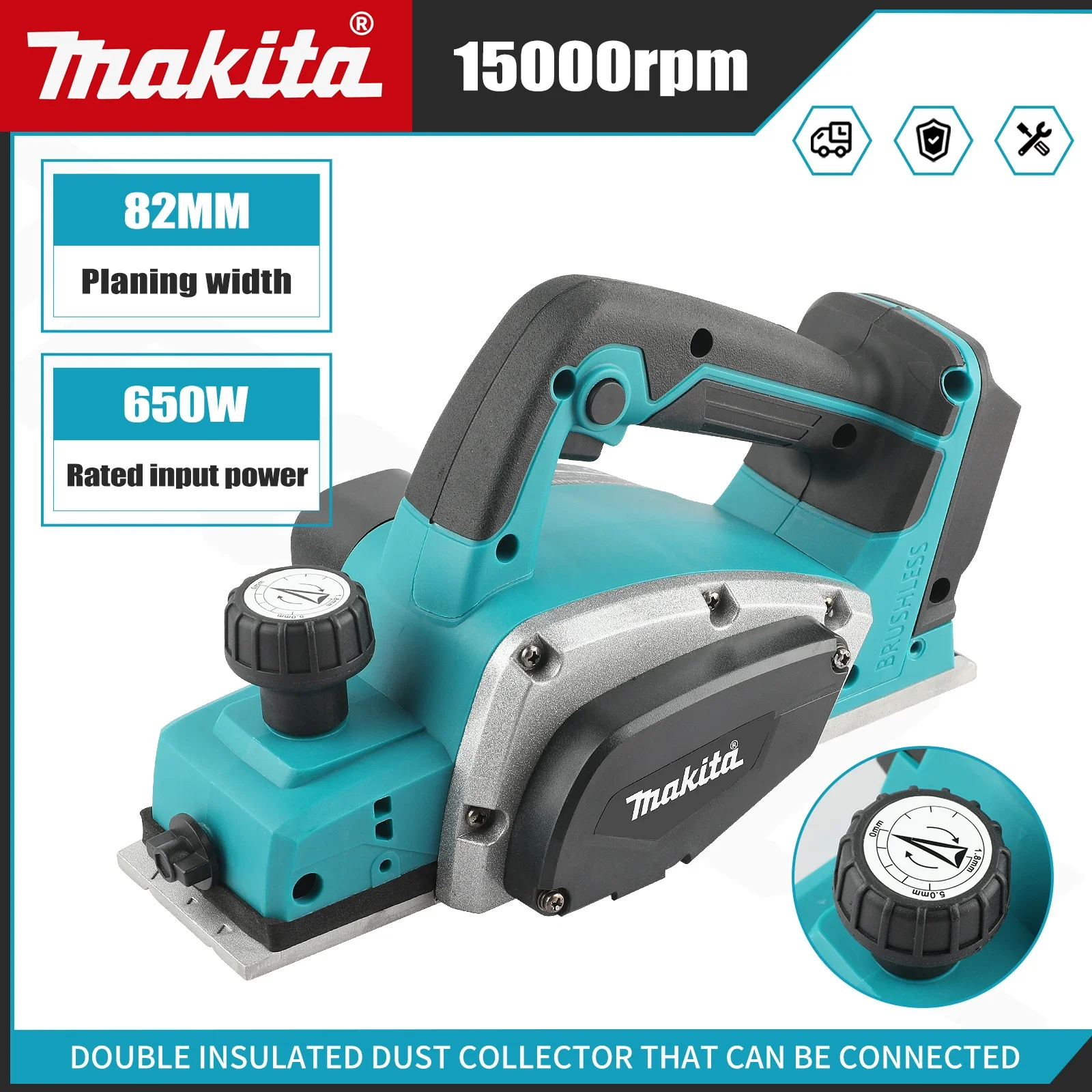 DKP180 – bezszczotkowa, akumul – Planer Handheld Electric recenzja i cena