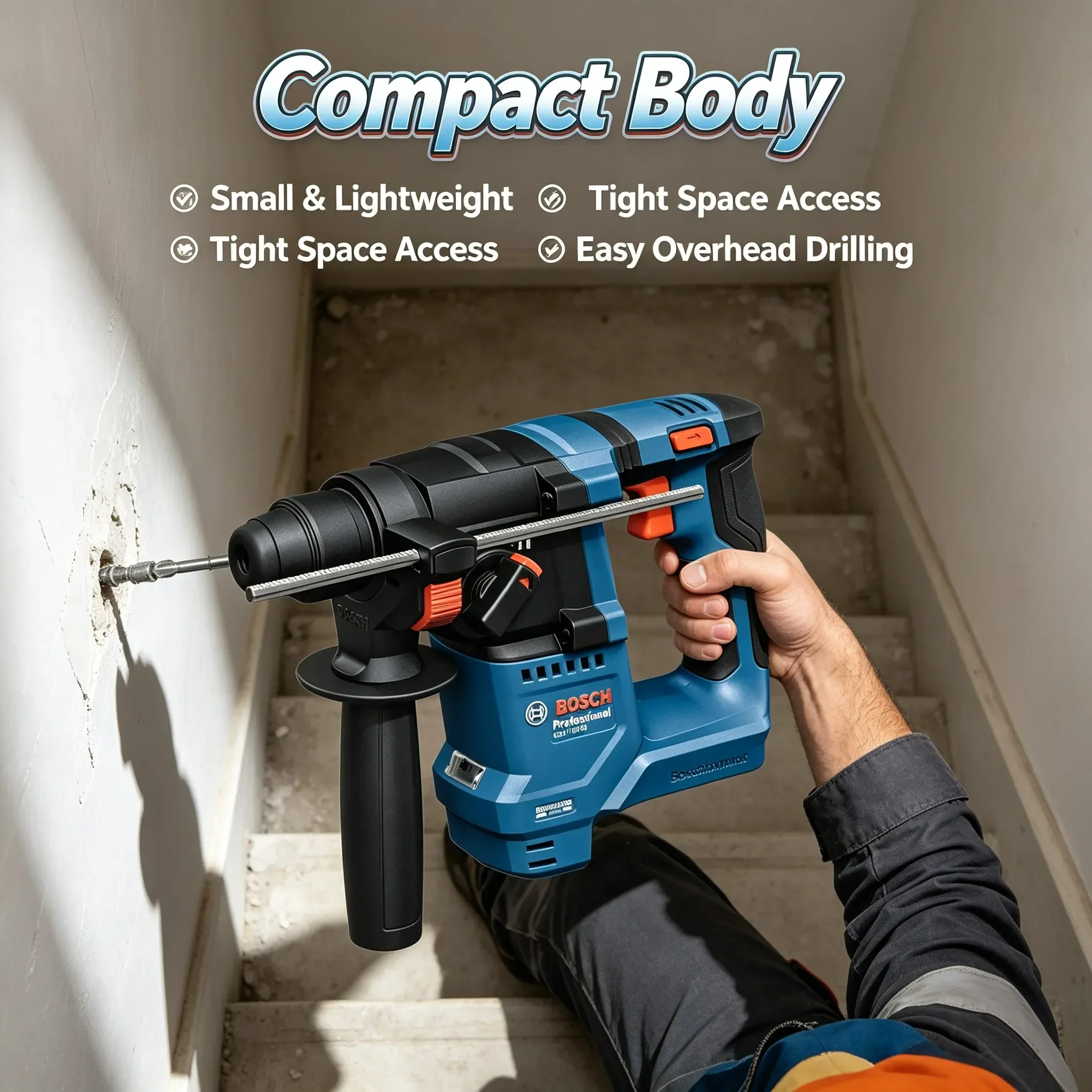 BOSCH GBH 18V-18 – akumulatoro – Power Tools Professional recenzja i cena